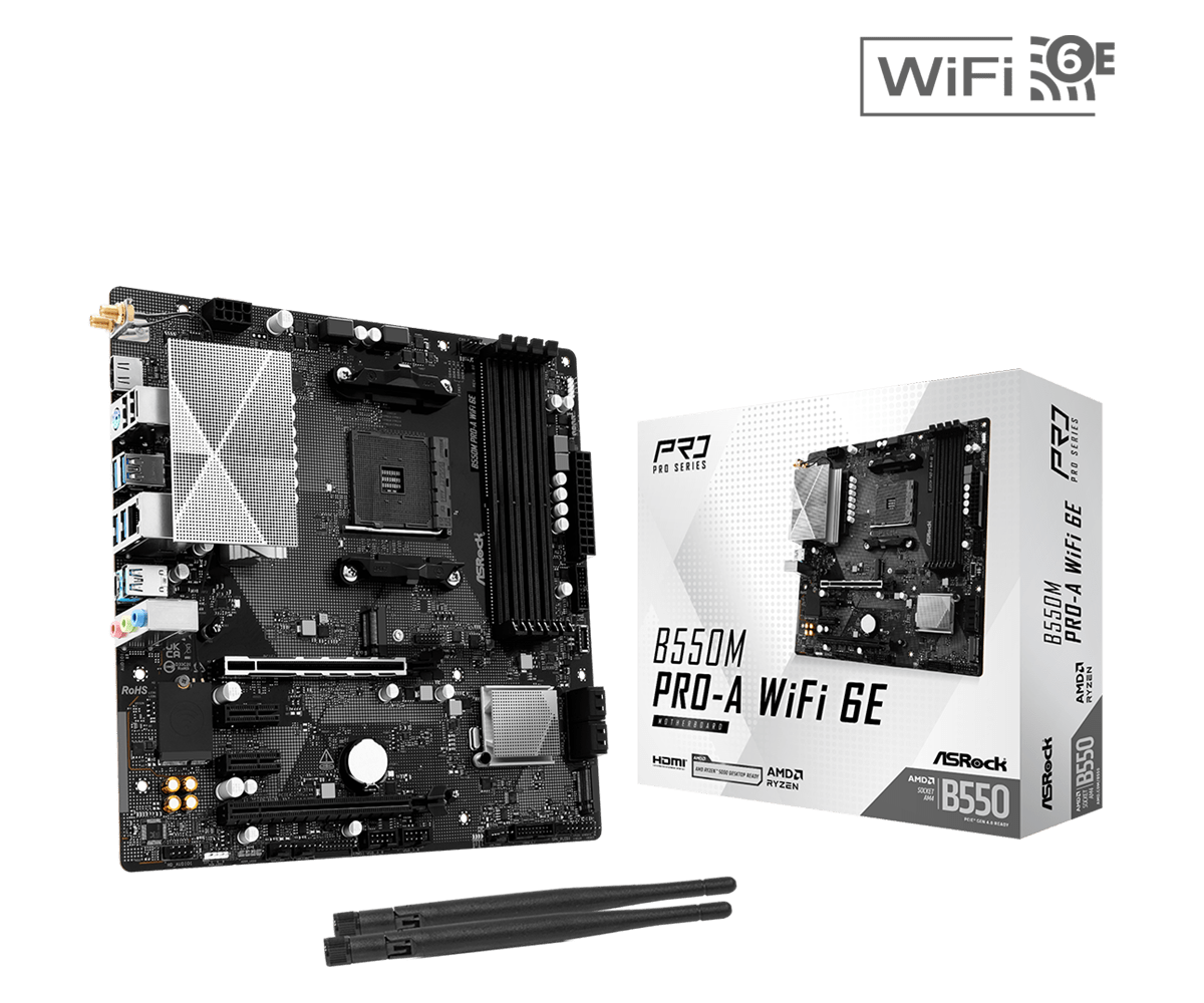 B550M Pro-A WiFi 6E Photos